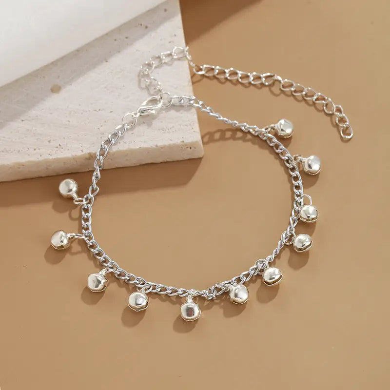 European and American Cross-border Footwear Fashion Bell Chain