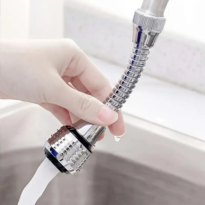 360° Flexible Kitchen Faucet Extender with Connector