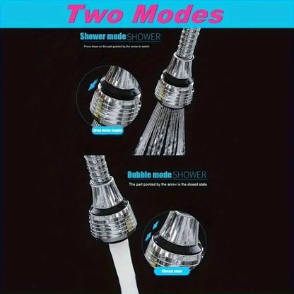 360° Flexible Kitchen Faucet Extender with Connector