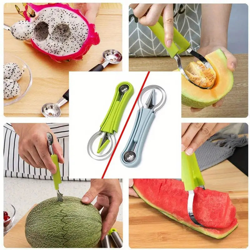 4-in-1 Stainless Steel Fruit Ball Digger Set