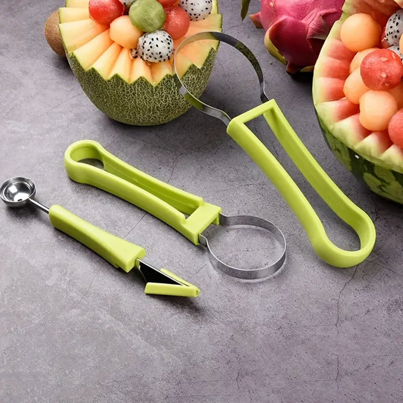 4-in-1 Stainless Steel Fruit Ball Digger Set