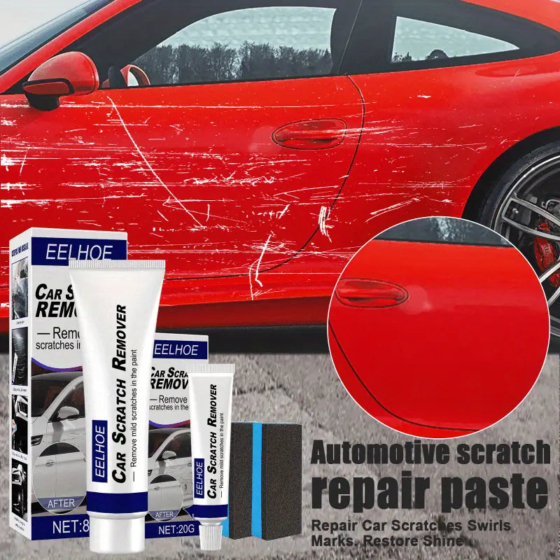 1pc EELHOE Car Scratch Repair Cream with Sponge Applicator