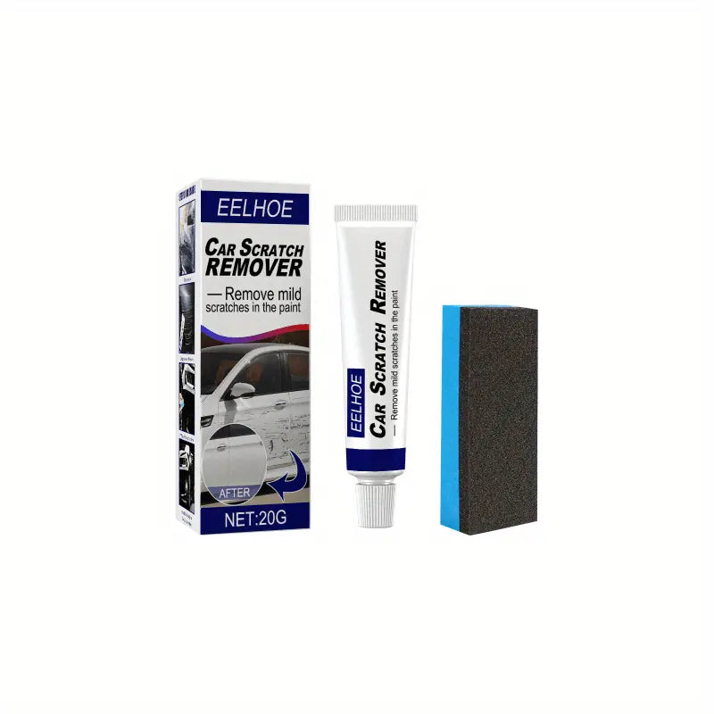 1pc EELHOE Car Scratch Repair Cream with Sponge Applicator