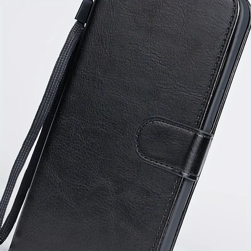 Premium Leather Flip Wallet Case – Samsung S22 Plus