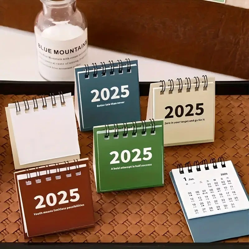 2025 Mini Desktop Calendar – Compact & Stylish Planner