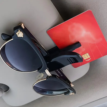 Car Sun Visor Sunglasses Clip – Secure & Convenient Storage