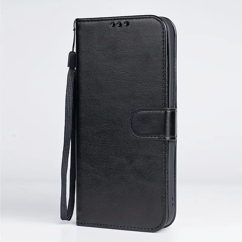 Premium Leather Flip Wallet Case – Samsung S22 Plus