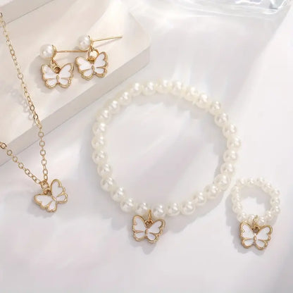 4pcs Vintage Boho Style Jewelry Set