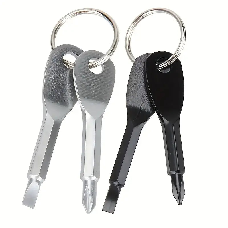 2pcs Portable Key Screwdriver