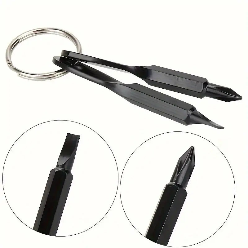 2pcs Portable Key Screwdriver