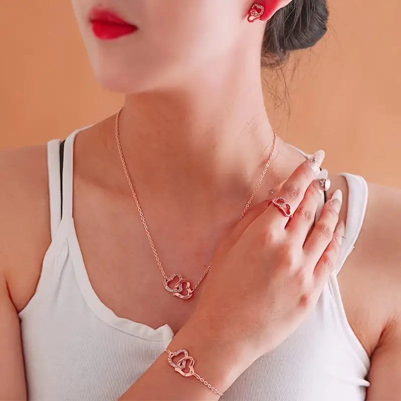 4Pcs Women's Jewelry Set