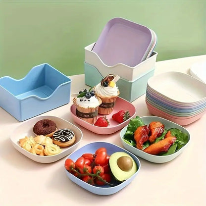 10pcs Plastic Bowls Set